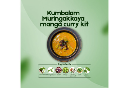 Instant Kumbalam- Muringakkaya- Manga Curry Kit